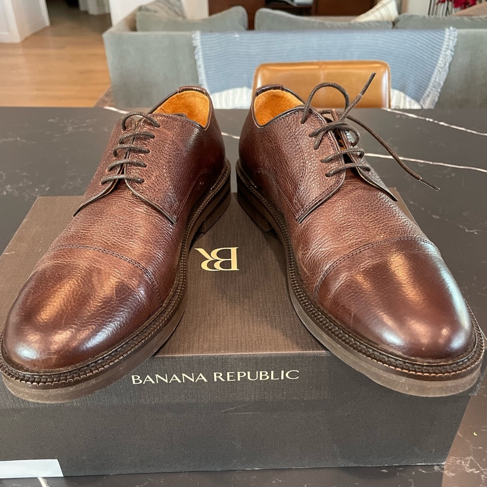 Leather Cap Toe Derby